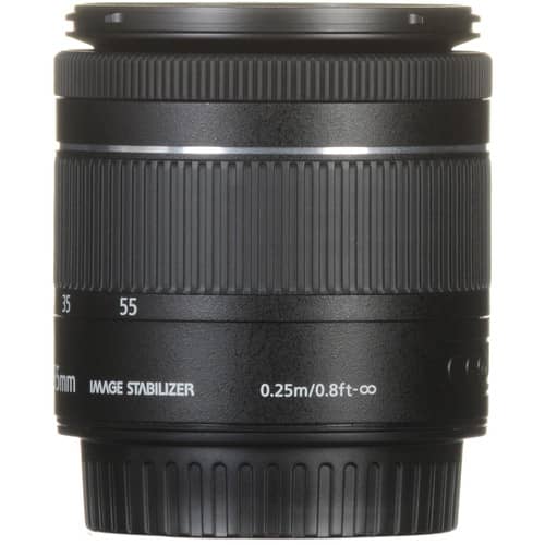 Lente Canon EF-S 18-55 mm f/4-5.6 IS STM (para importar) - Filmadorasperu