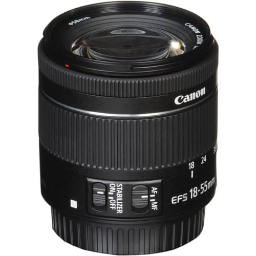 Lente Canon EF-S 18-55 mm f/4-5.6 IS STM (para importar) - Filmadorasperu