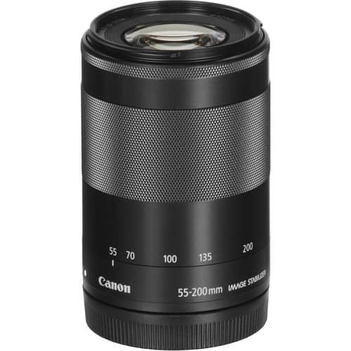 Lente Canon EF-M 55-200 mm IS STM negro (para importar) - Filmadorasperu