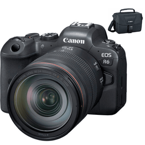 Cámara Canon Mirrorless Eos R6 + RF24-105mm F4 L IS Usm + Capacitacion (Descontinuada)